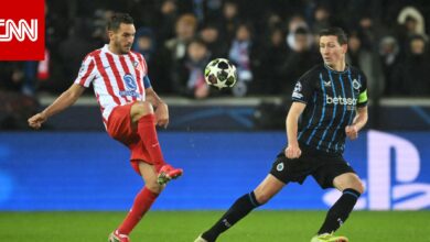أتلتيكو مدريد يتعادل مع كلوب بروج في ملحق دوري الأبطال