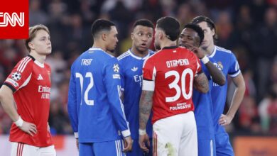 فينيسيوس يهزم بنفيكا برقصته ويرسم هرماً مقلوباً للتأهل