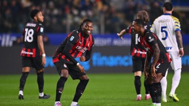 ميلان يستعد لمواجهة بارما بتشكيلة متكاملة