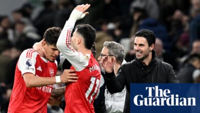 أرسنال يهزم توتنهام بأربعة أهداف ويعزز صدارته للدوري الإنجليزي