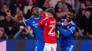 لاعب بنفيكا يعتذر لزملائه بعد اتهامات بالعنصرية تجاه فينيسيوس